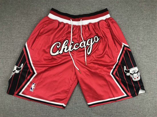 NBA Chicago Bulls 21-22 city just don shorts Rouge